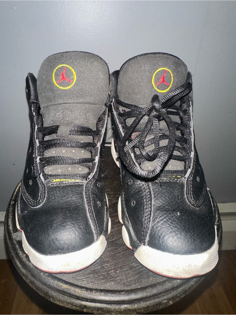Nike Jordan Kids' Black and Red Basketball Shoes